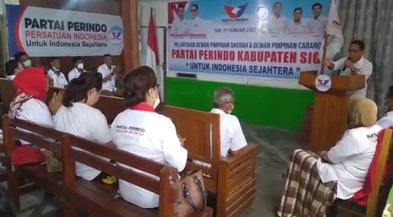 Kepengurusan DPD dan DPC Partai Perindo Sigi Didominasi Generasi Muda