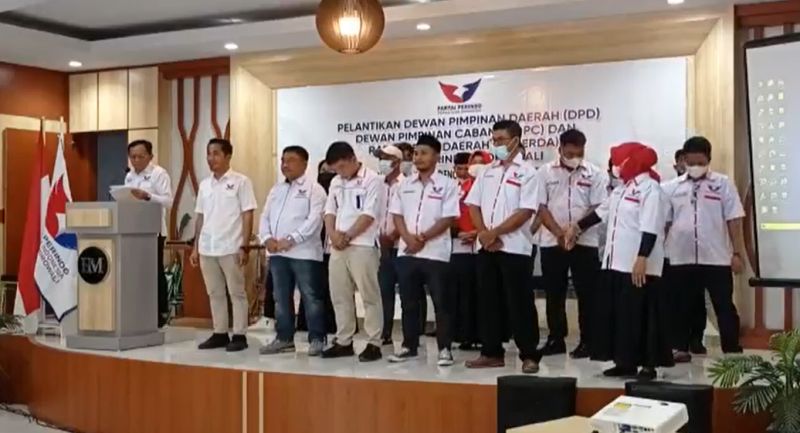 Pengurus DPD dan DPC Dilantik, Eksistensi Partai Perindo di Morowali Semakin Moncer