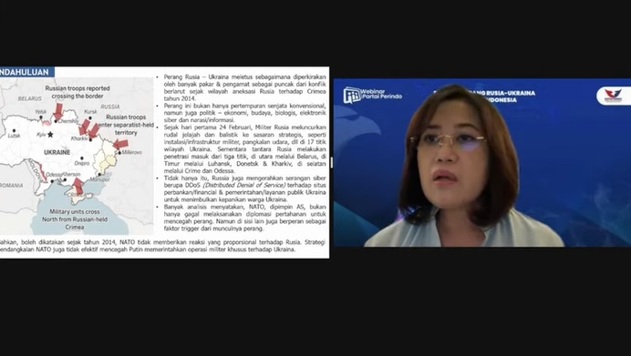Susaningtyas Nefo Ungkap Dampak Perang Rusia-Ukrania Secara Global dan Nasional