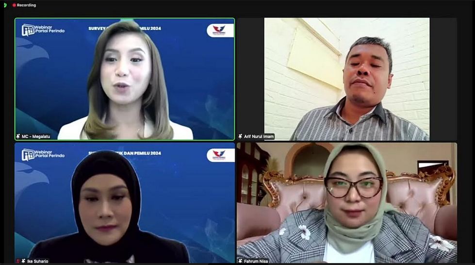 Webinar Partai Perindo, Analis Politik: Koalisi Partai Nonparlemen Harapan Baru Indonesia