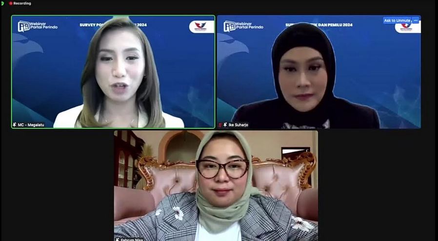 Webinar Partai Perindo, Mahasiswi: Perempuan Juga Berpengaruh Terhadap Politik