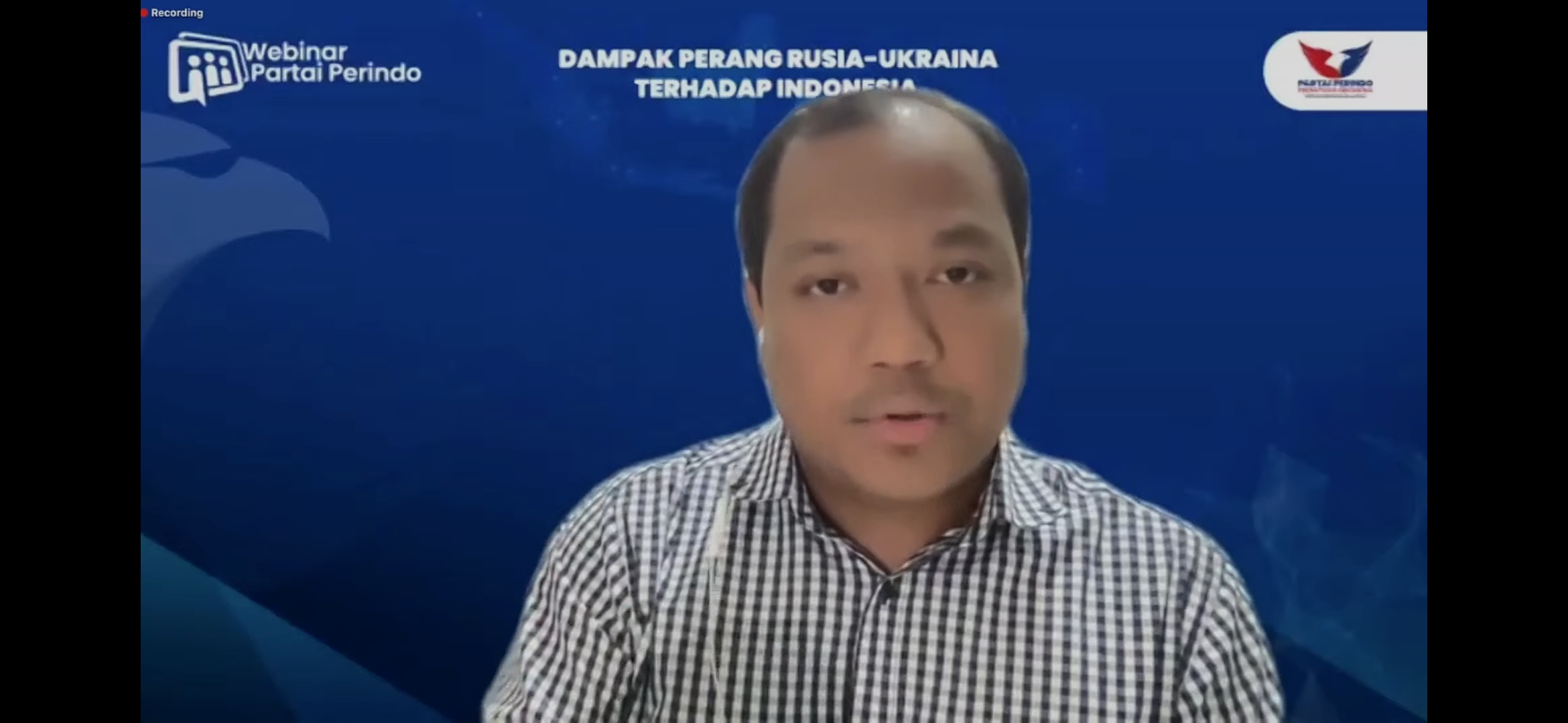 Webinar Partai Perindo: Pengamat Internasional Sebut Isu Identitas Rawan Timbulkan Konflik