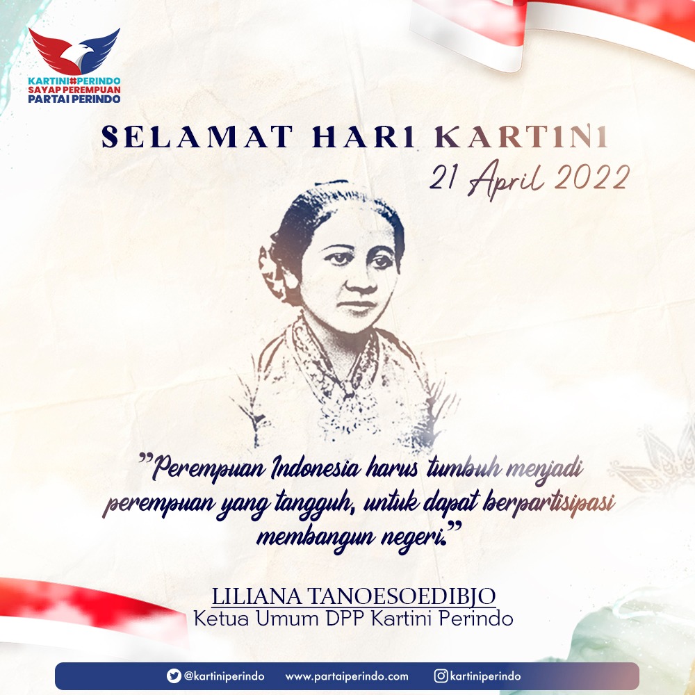 Perjuangkan Penghargaan & Kesetaraan, Kartini Perindo: R.A Kartini Berjuang bagi Kemajuan Perempuan