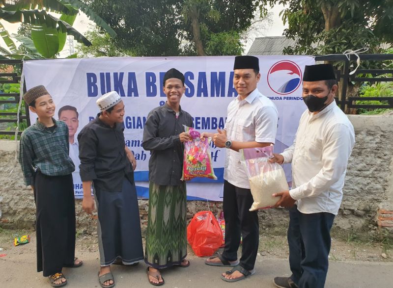 Santunan di Ponpes Darul Ibtida Tangsel, Pemuda Perindo Minta Restu Perjuangan