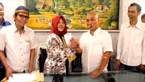 Serahkan SK Pengurus Tingkat Kecamatan, DPD Partai Perindo Banjarmasin Optimistis Lolos Verifikasi