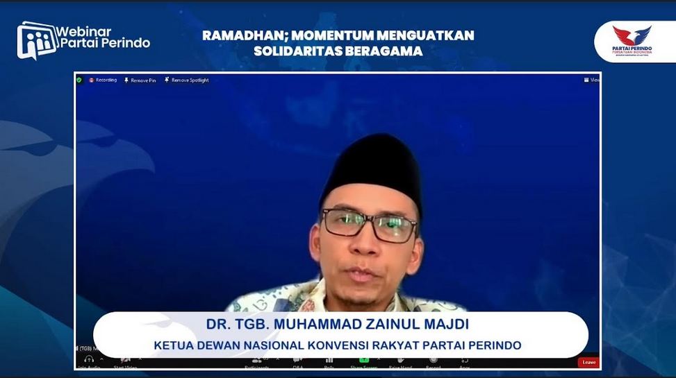 TGB: Keberagaman di Indonesia Berkat Rahmat Allah dan Ikhtiar Pendahulu