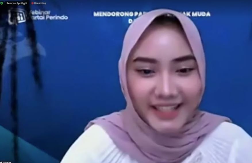 Webinar Partai Perindo: Cara Wujudkan Partisipasi Anak Muda dalam Politik