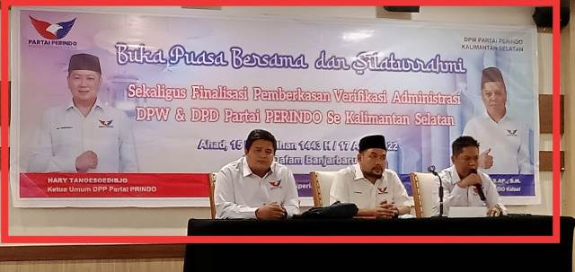 Partai Perindo Kalimantan Selatan Targetkan 8 Kursi di Kabupaten Banjar