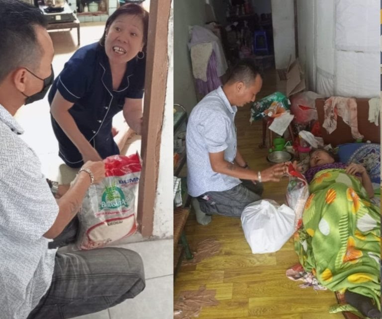 Ketua DPW Rescue Perindo Jambi Bantu Warga yang Terserang Stroke & Lumpuh