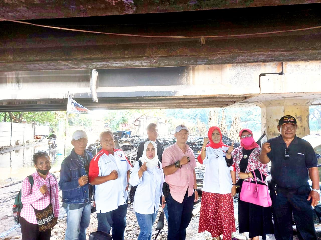 Peduli & Turun Tangan, Partai Perindo DKI Beri Bantuan Korban Kebakaran Penjaringan Jakarta Utara