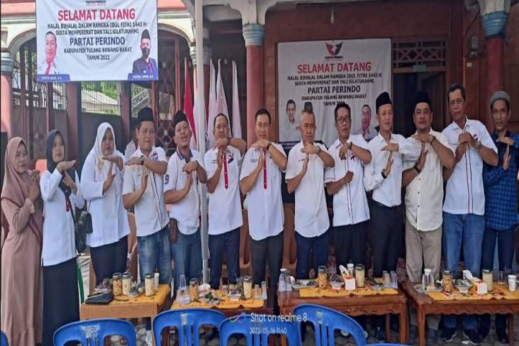 Halalbihalal, Ketua DPD Tubaba: Semoga ke Depan Partai Perindo Semakin Maju