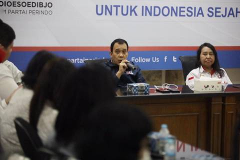 Waketum Partai Perindo Sebut Relawan Perempuan dan Anak Angkat Nilai Kemanusiaan