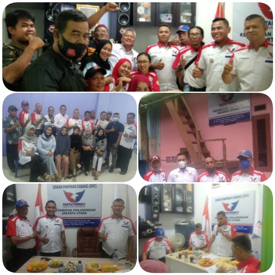 Partai Perindo Jakarta Utara Sambangi DPC Cilincing dan Penjaringan Pantau Kesiapan Verifikasi