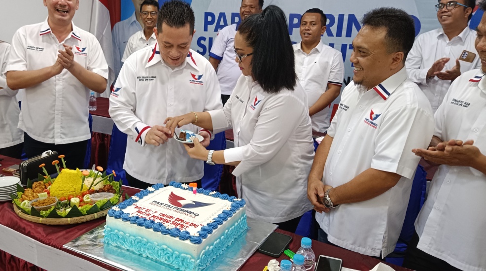 HUT  ke-7, DPW Partai Perindo Sumut Rayakan Bersama Anak Yatim