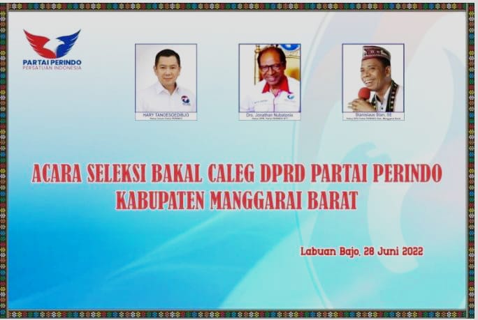 Partai Perindo Mabar Seleksi 75 Bacaleg dari Setiap Dapil