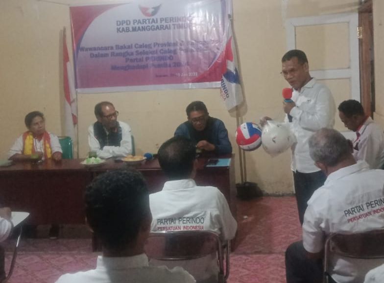 20 Bacaleg Partai Perindo Matim Ikut Seleksi Tahap Wawancara
