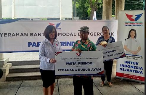 Osid Penerima Gerobak Partai Perindo: Alhamdulillah Sesuai yang Diinginkan