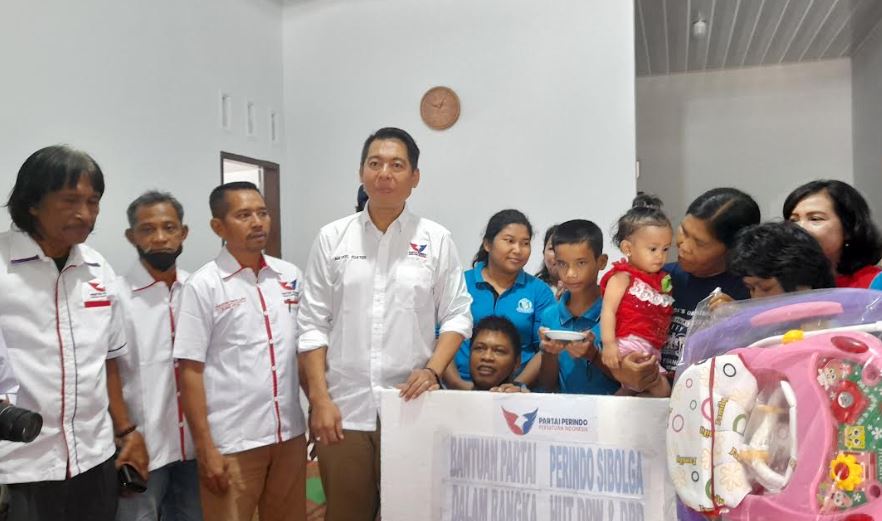 Partai Perindo Sibolga Rayakan HUT ke-7, Anak Penyandang Disabilitas Semringah