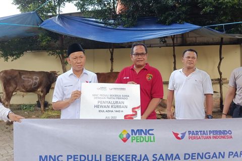 Beri Bantuan Kurban, Partai Perindo: Ini Ibadah Ritual sekaligus Sosial