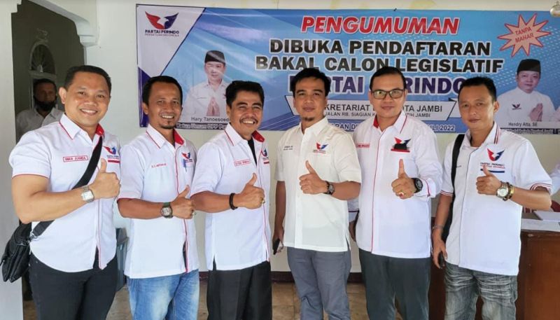 Buka Pendaftaran Bacaleg, Partai Perindo Kota Jambi: Kita Tak Terima Mahar Sepeserpun