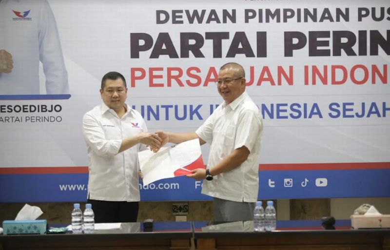 Ini Harapan HT Seusai Melantik Redi Nusantara sebagai Kabid Perdagangan dan Perindustrian Partai Perindo