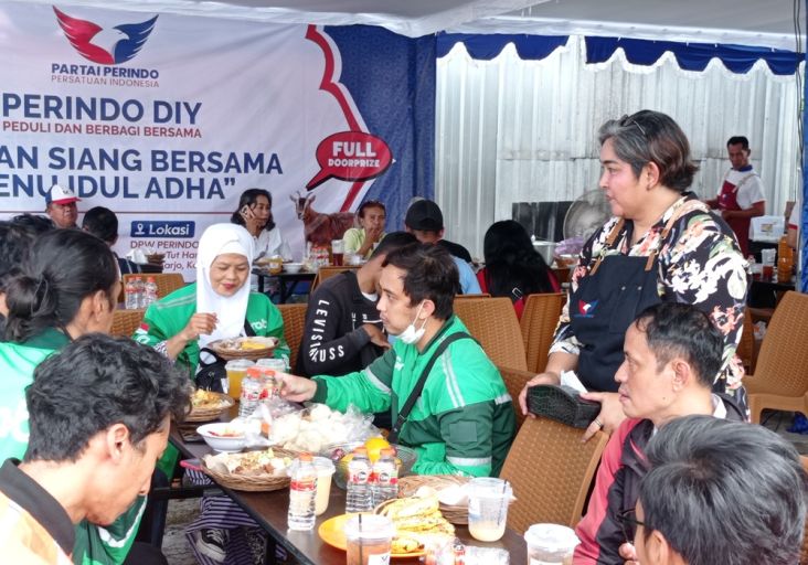Ketua DPW Partai Perindo DIY: Makan Siang Bersama untuk Saling Berbagi