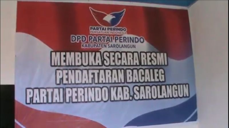 Partai Perindo Kabupaten Sarolangun Incar Milenial Jadi Bacaleg
