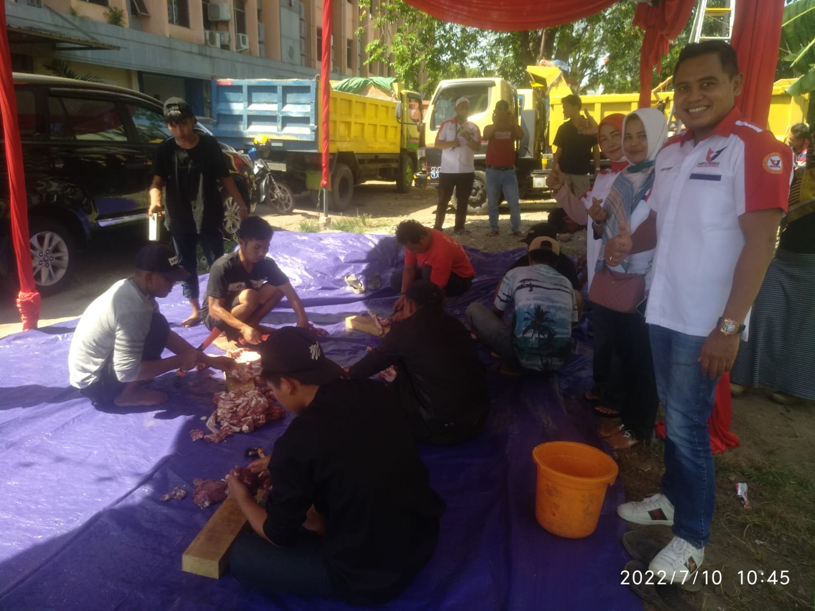 Perkuat Kebersamaan, Partai Perindo Jakarta Utara Gelar Kurban Bersama Warga Cilincing
