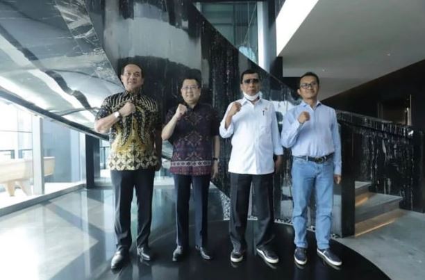 Bertemu Ketum Partai Berkarya, HT Bahas Sinergi Antar-Partai Non-Parlemen