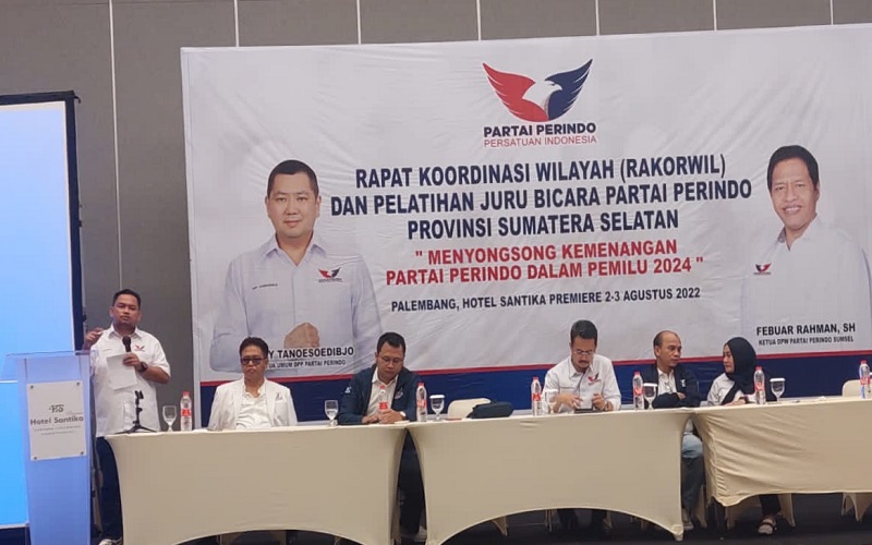 DPW Partai Perindo Sumsel Gelar Rakorwil, Sekjen: Bangun Keterbukaan agar Lebar Sayapnya 