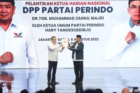 Gabung Partai Perindo, Pengamat: Penunjukkan    TGB sebagai Langkah Cerdas dan Strategis