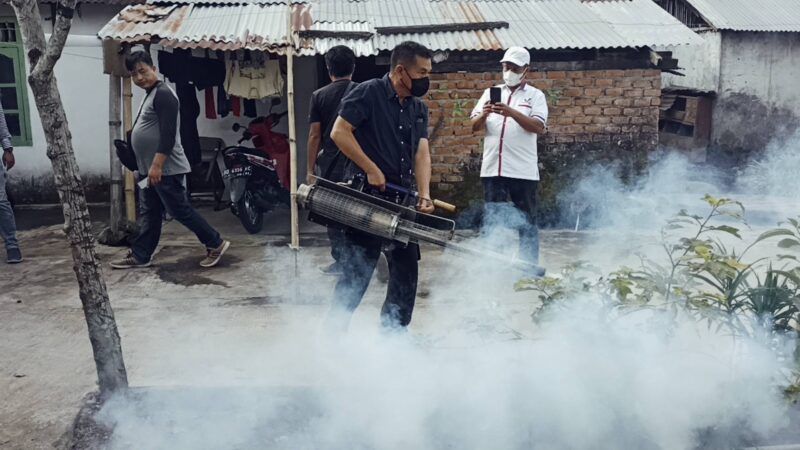 Basmi Nyamuk DBD, Fogging Rescue Perindo Rejang Lebong Sasar Curup Utara