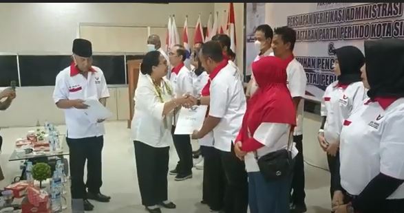 Jelang Pemilu 2024, Partai Perindo Kota Singkawang Kukuhkan Kepengurusan DPD dan DPC