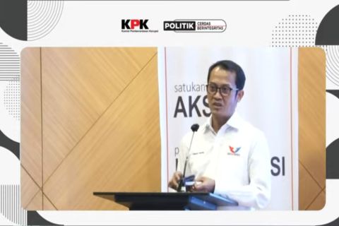 Kelakar Sekjen Partai Perindo Saat Beri Sambutan di Program Politik Cerdas Berintegritas KPK