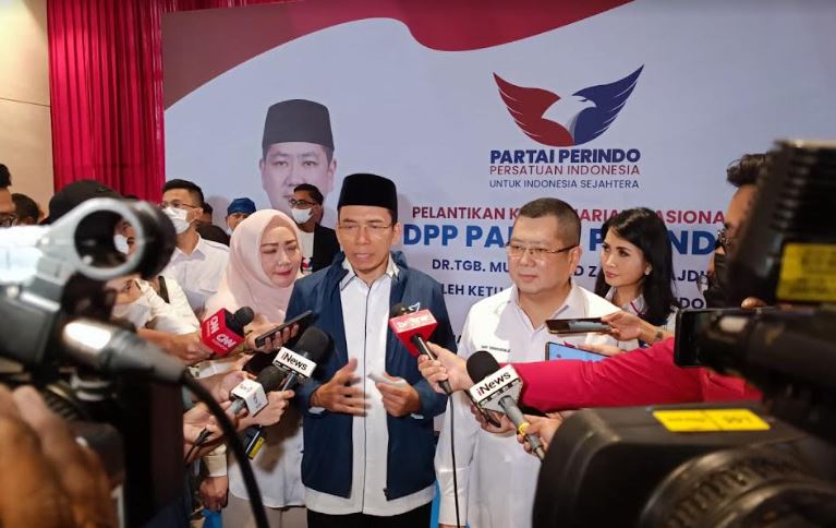 SK Pertama, TGB Diamanahkan Jadi Ketua Harian Nasional DPP Perindo Selama Lima Tahun