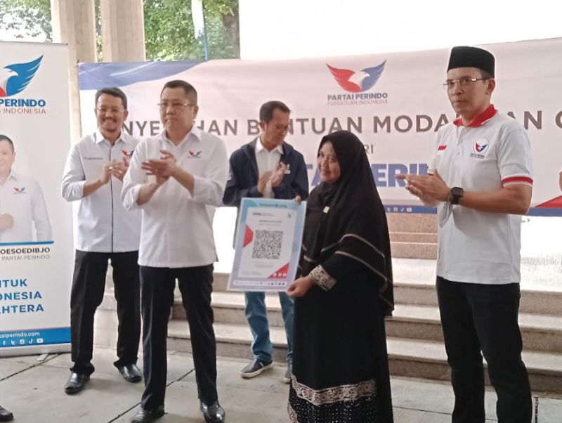 Partai Perindo Ajak Pedagang Manfaatkan Teknologi QRIS MotionPay