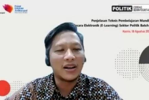 Pengurus DPP hingga DPD Partai Perindo Ikuti e-Learning Antikorupsi KPK