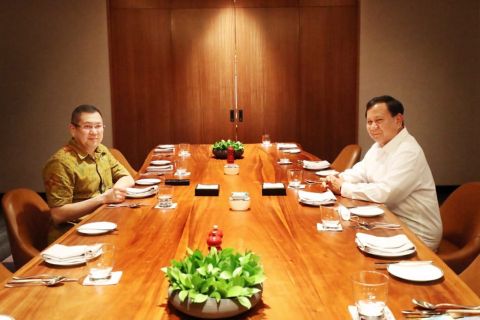 Prabowo Gelar Pertemuan dengan Hary Tanoesoedibjo