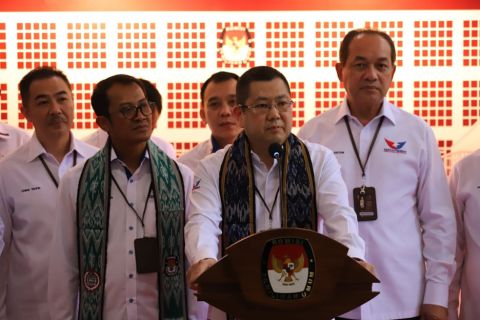 Resmi Daftar Peserta Pemilu 2024, Partai Perindo Kenalkan Slogan Indonesia Sejahtera 