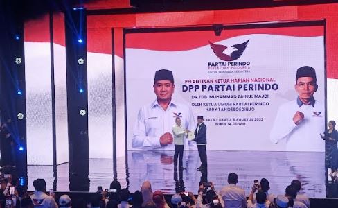 Lantik TGB Jadi Ketua Harian Nasional Partai Perindo, HT: Sejarah yang Luar Biasa