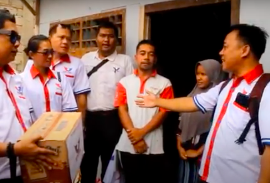 Terima Bantuan Partai Perindo, Warga Metro Lampung Ucap Syukur