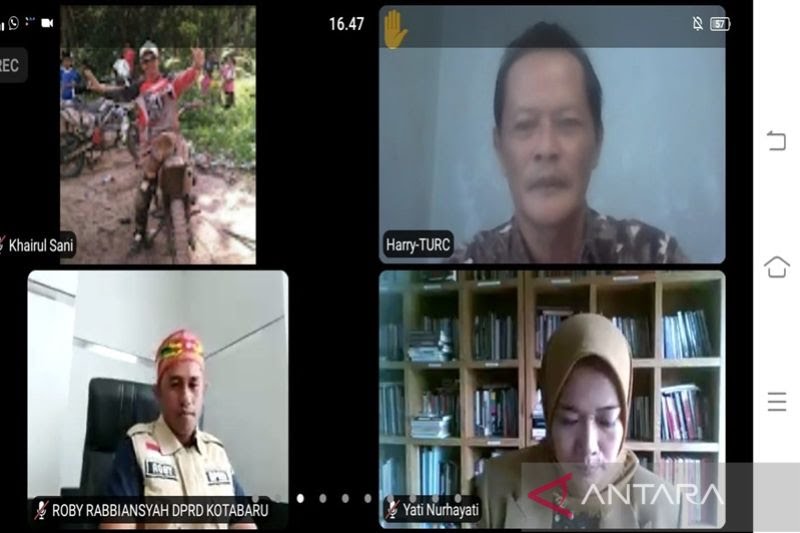 Legislator Partai Perindo Kotabaru Ikuti Webinar TURC Bahas soal Buruh