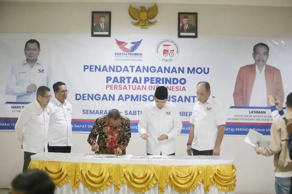 HT: MoU dengan APMISO Melibatkan Banyak Hal, Termasuk Distribusi Gerobak Perindo