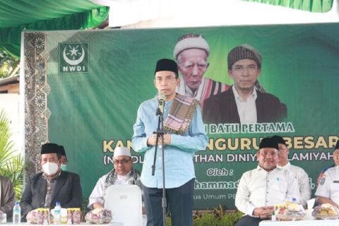 Groundbreaking Gedung PB NWDI, TGB Minta Jamaah Keluar dari Zona Nyaman di NTB 