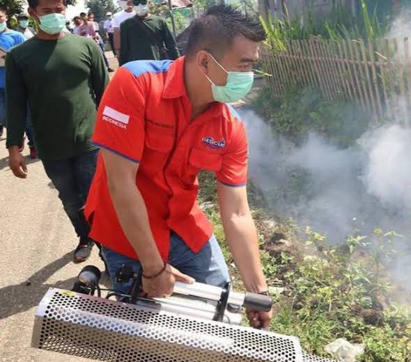 Berantas Nyamuk DBD, Rescue Perindo Rejang Lebong Fogging 36 Desa dalam Sepekan 