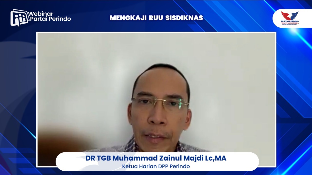 RUU Sisdiknas, TGB Harap Tidak Hanya Fokus Siapkan Pelajar ke Dunia Kerja