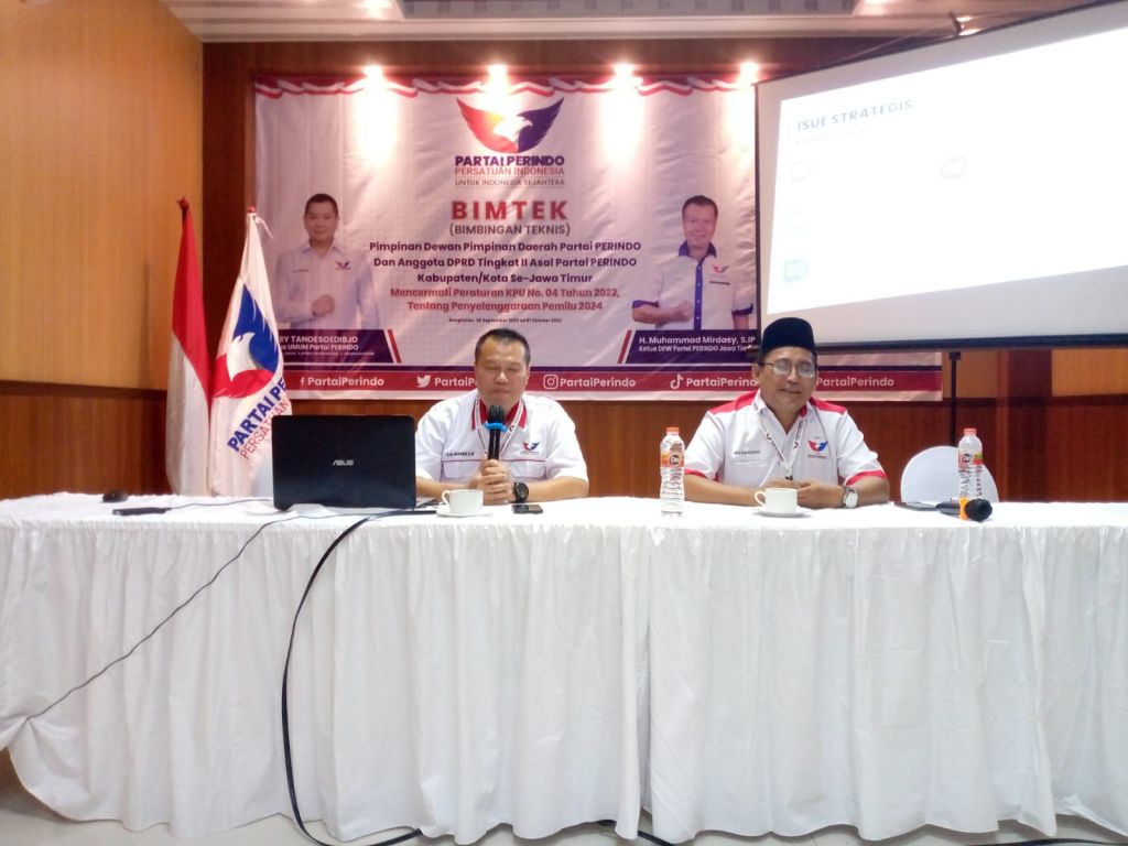 Menuju Verifikasi Faktual, Partai Perindo Jatim Gelar Bimtek di Bangkalan