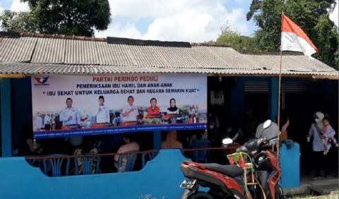 Partai Perindo Babel Beri Layanan Kesehatan USG Gratis di Bangka
