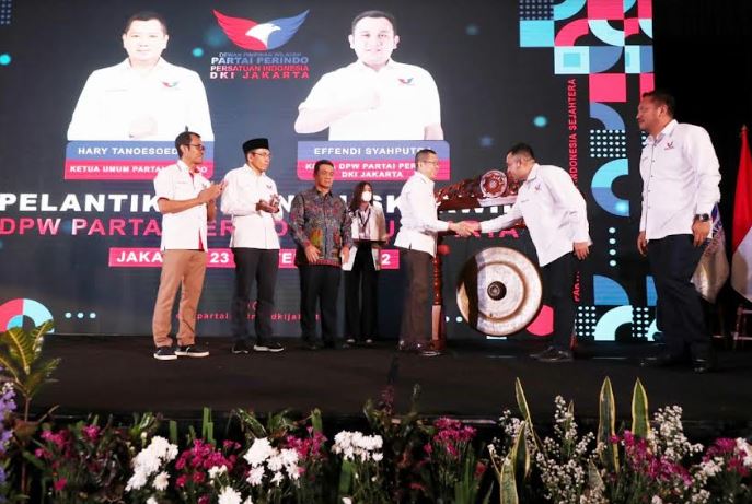 Di Muskerwil Partai Perindo DKI, HT Targetkan Minimal Peroleh 3 Kursi DPR RI di Jakarta