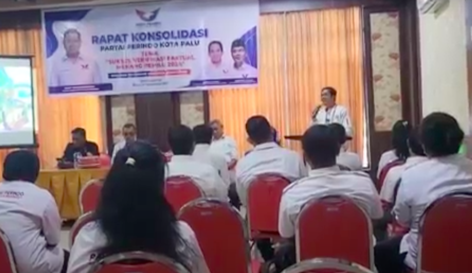 Ketua Partai Perindo Palu Instruksikan Seluruh Pengurus Turun Hadapi Verifikasi Faktual KPU